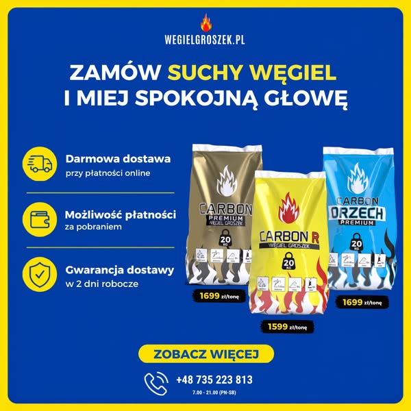Zamów suchy węgiel