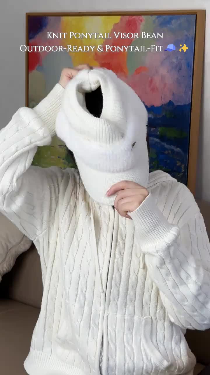 Trendy Gestrickte Warme Mütze