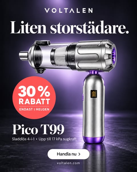 Pico T99 – 30 % rabatt i helgen