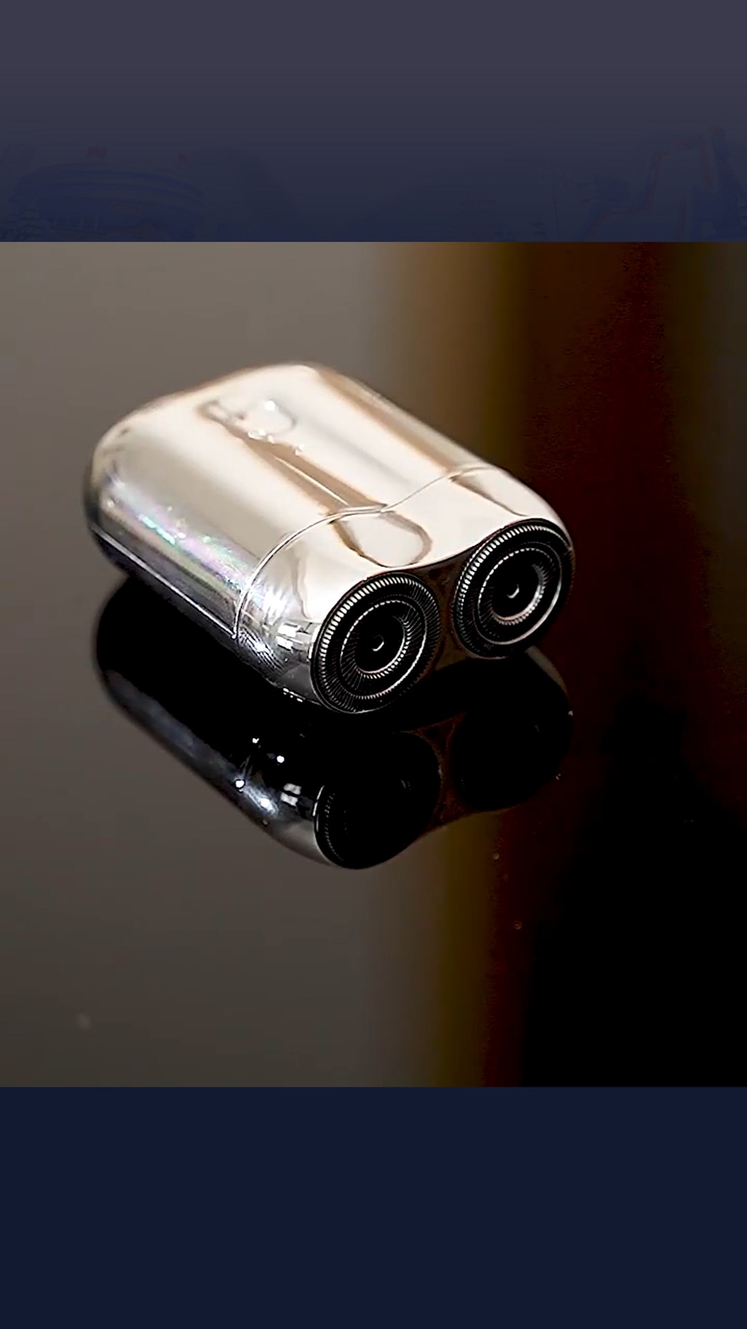 Double-headed electric shaver with USB charging