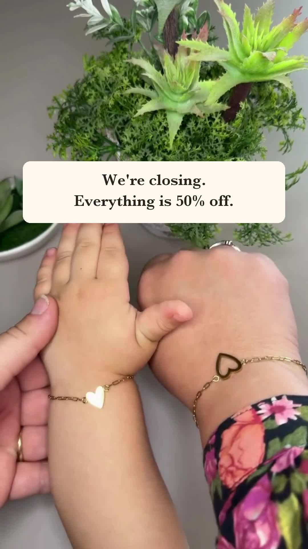 Matchin Heart Bracelets · 50% Off
