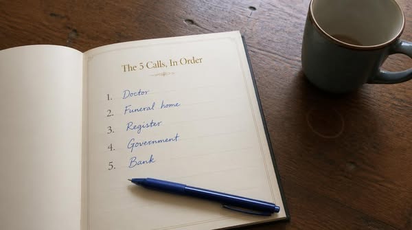 The 5 calls your family will make the day you die