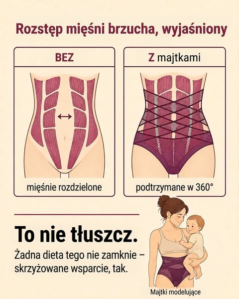 To nie tłuszcz. To szczelina.