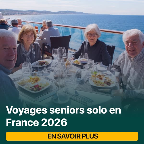 Voyages seniors solo en France 2026