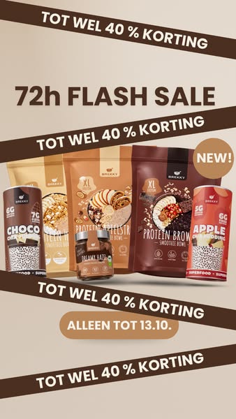 Tot wel 40% korting! Alleen t/m 13.10.