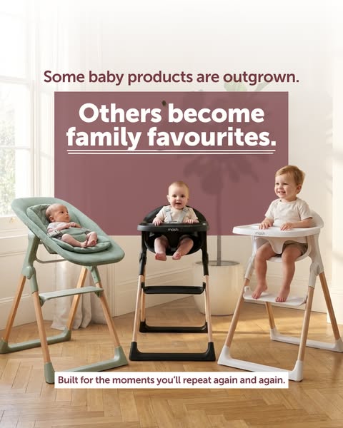 The last high chair you'll ever need to buy.