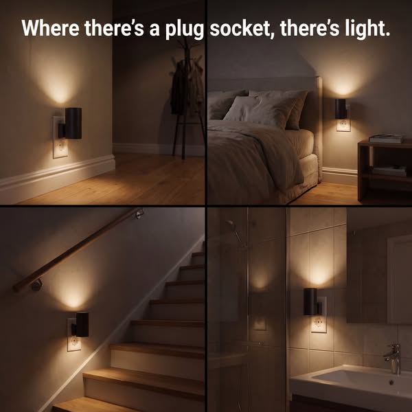 Light in the hallway — without drilling a single hole