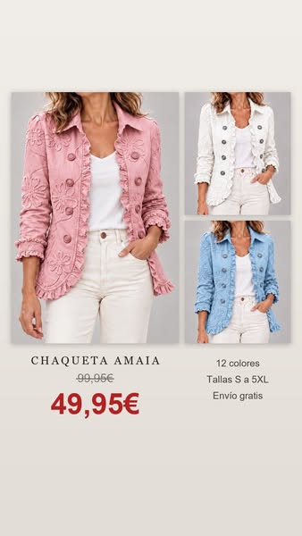Chaqueta Amaia · 49,95 €