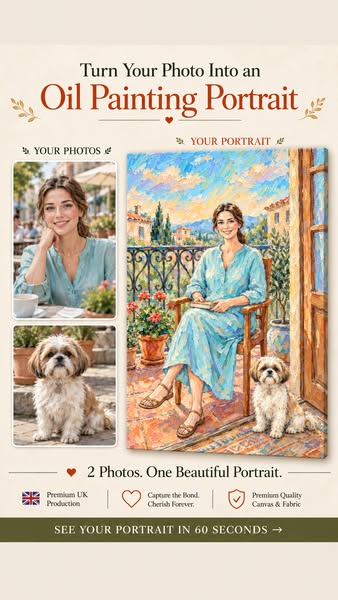 Turn Your Photos Into a Oil paint Style Portrait