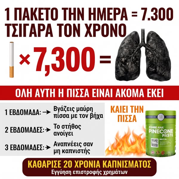 20 λεπτά βήχα κάθε πρωί, πριν τον καφέ.