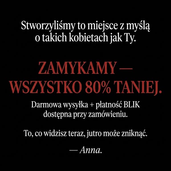 DO -80% TYLKO DZIŚ — POTEM ZA PÓŹNO