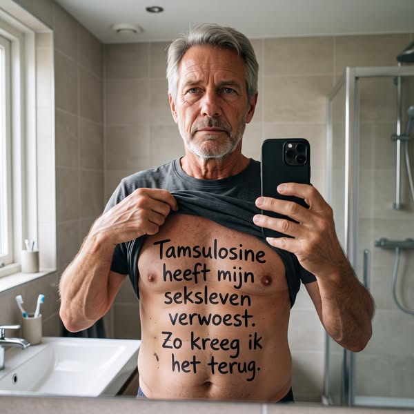 Mannen die Tamsulosine gebruiken: u bent niet echt beter