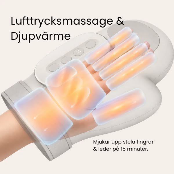 Massage och värme för händerna