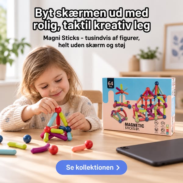 Mere kreativ leg – mindre skærmtid