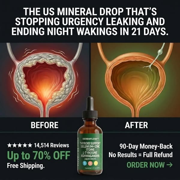 The Thyroid Mineral Drop That Helps Support Bladder Nerve Signalling — Without Drugs or Surgery