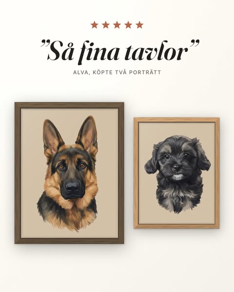 Målat efter din mobilbild