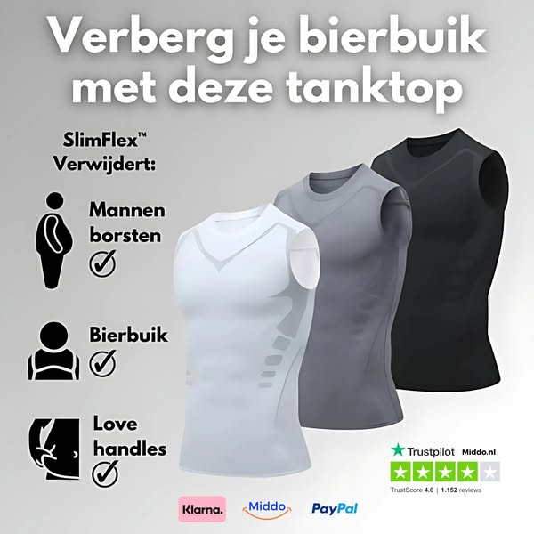 Black Friday (2+1 of 3+3 GRATIS): Verberg ManBoobs & Buikje in Seconden!