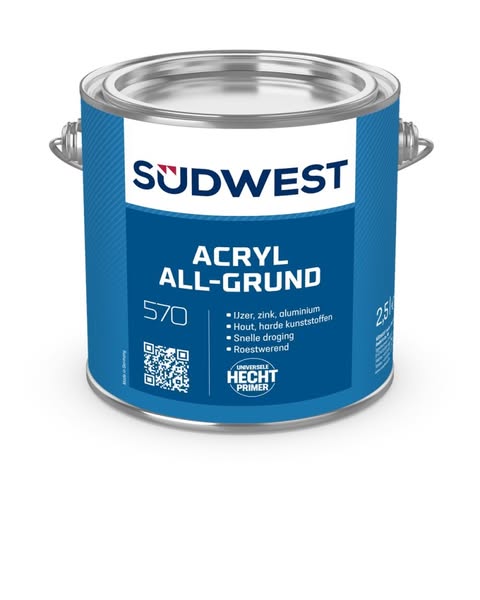 Südwest All-Grund Multiprimer U51 Wit Acryl 2,5 liter