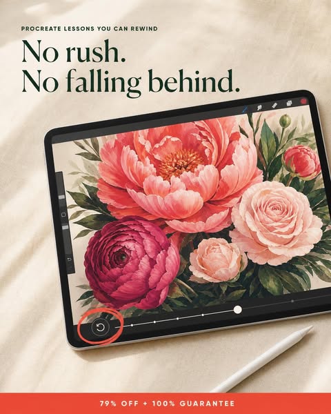 Learn digital art at your own pace, even at 70