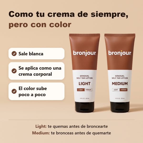 Sale blanca. El tono lo subes tú.