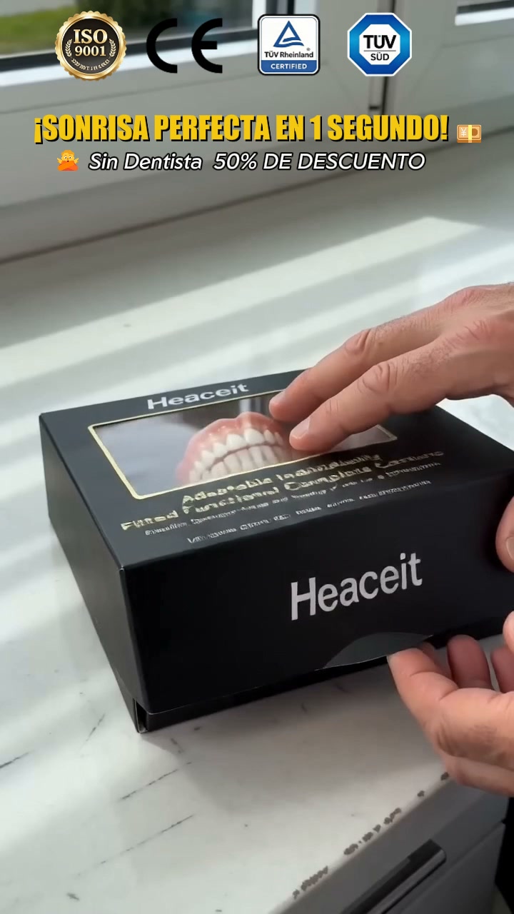 ¡Increíble! Esta solución hace que tu dentadura postiza quede fija como un diente natural.