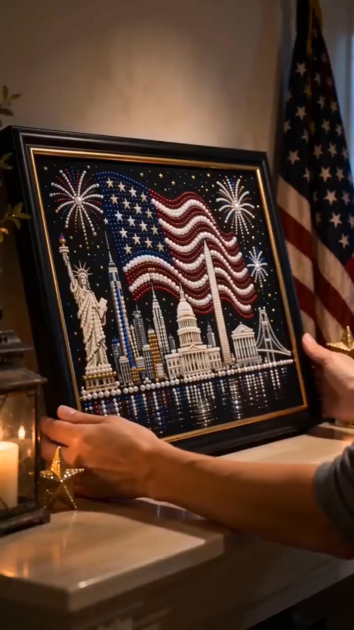 America 250th Anniversary Pearl Art Kit – Stars & Stripes Skyline Limited Edition America 250th Anniversary Pearl Art Kit – Stars & Stri