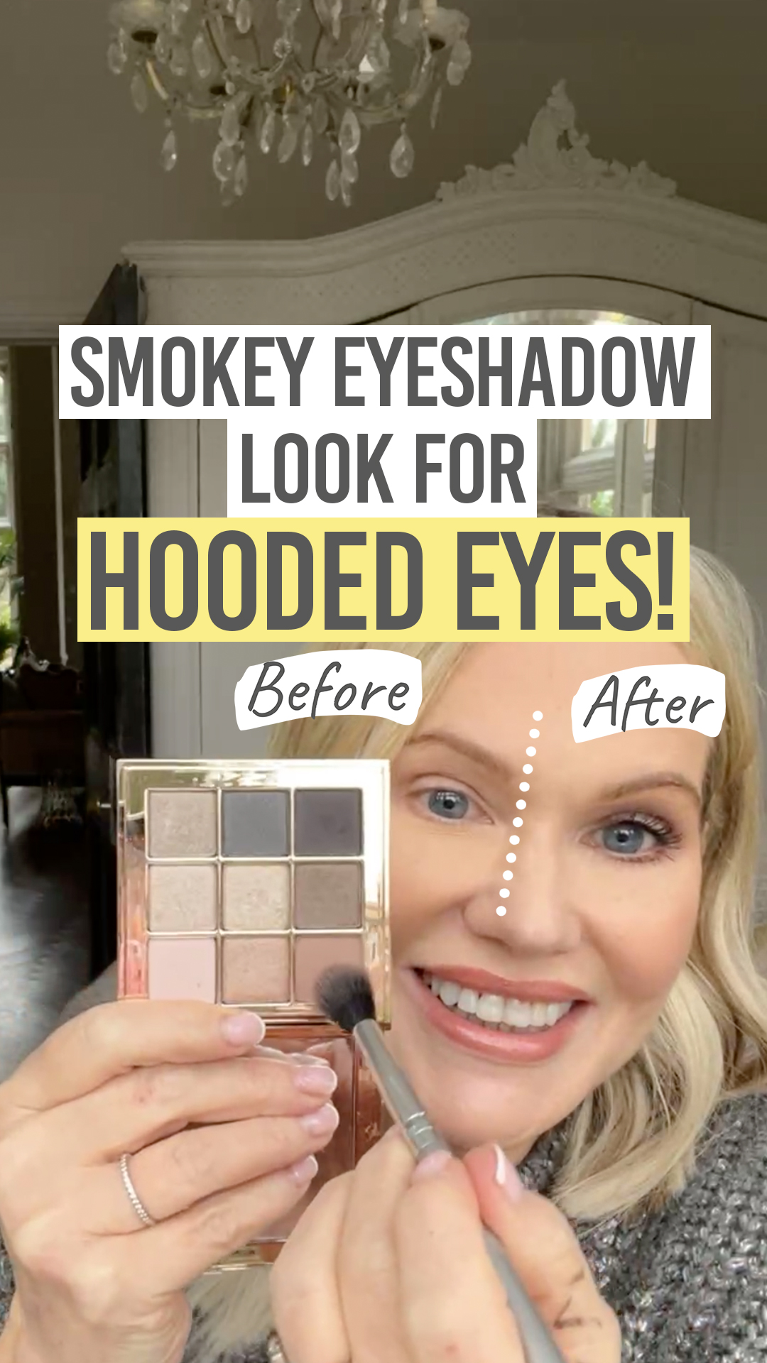 SMOKEY EYE LOOK FOR HOODED EYES