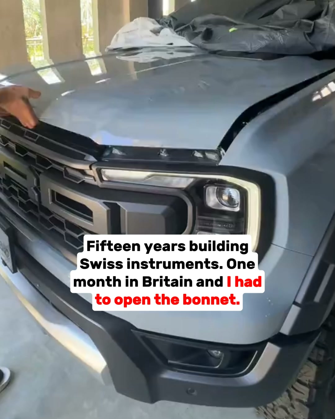 A Swiss engineer opened the bonnet of a British car and could not believe what was missing