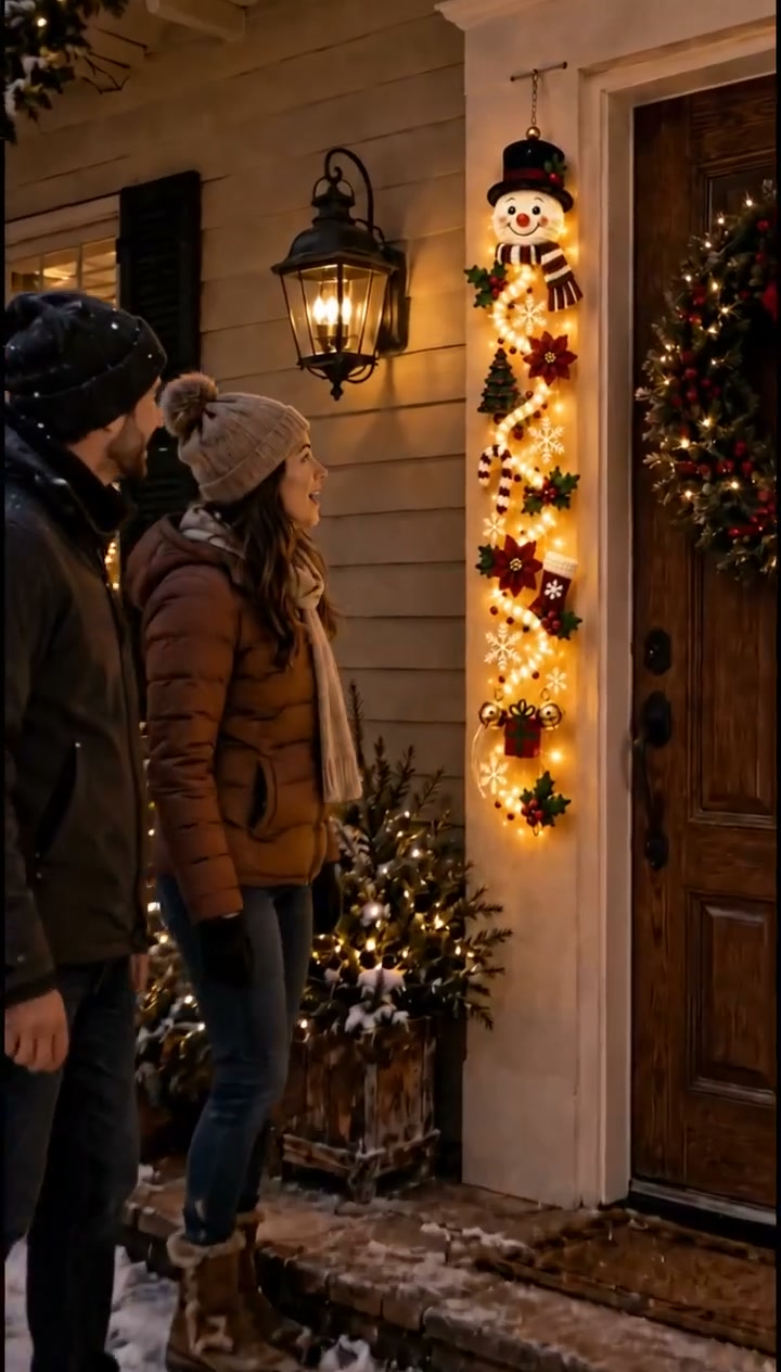 Your Wreath Covers the Door—This Makes the Whole Entrance Feel Like Christmas