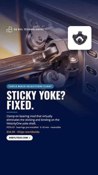 Smooth out your VelocityOne Flight yoke