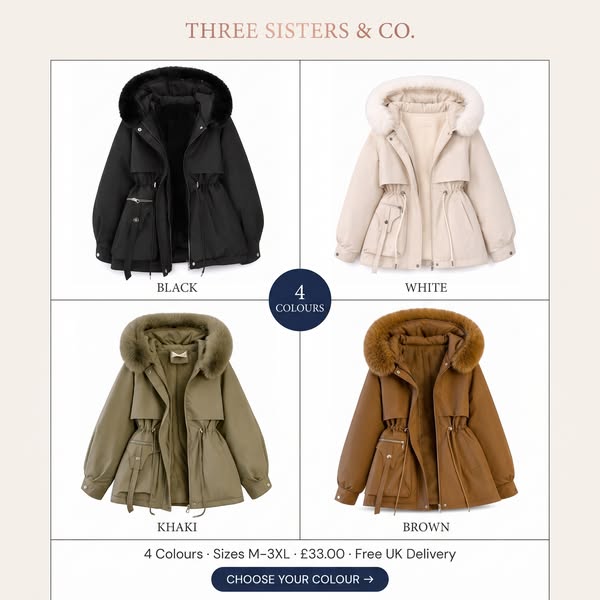 The Coat That Finally Keeps You Warm AND Keeps Your Shape - 50% Off