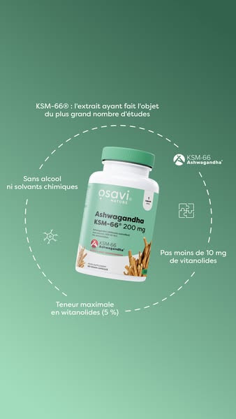 Osavi Ashwagandha KSM-66® 200 mg