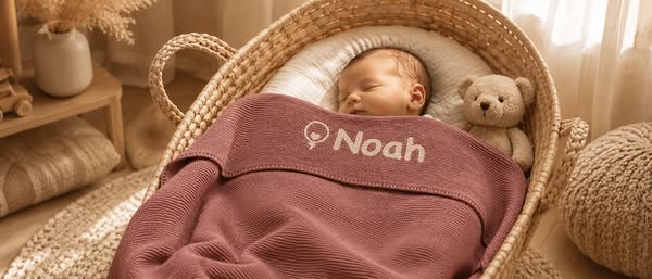 Gepersonaliseerde babydekentje