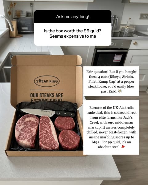 Try Premium Wagyu + FREE Chef's Knife