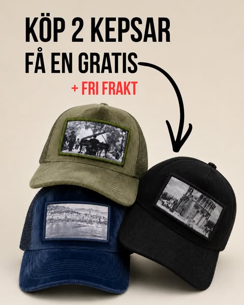 3 kepsar. Betala för 2.