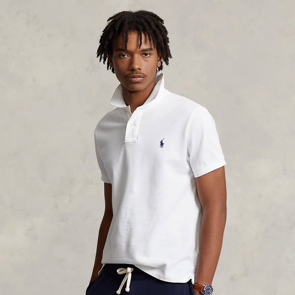 Slim Fit Mesh Polo Shirt - Mens - Polo Ralph Lauren
