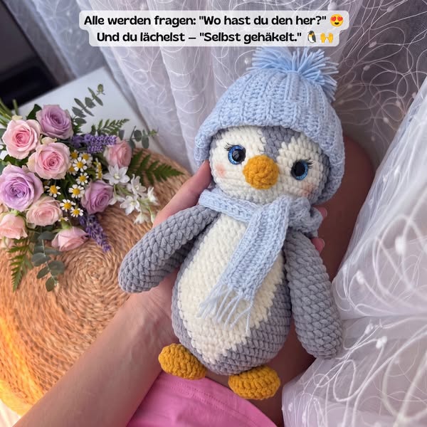 Häkle deinen eigenen Chäkel-Pinguin