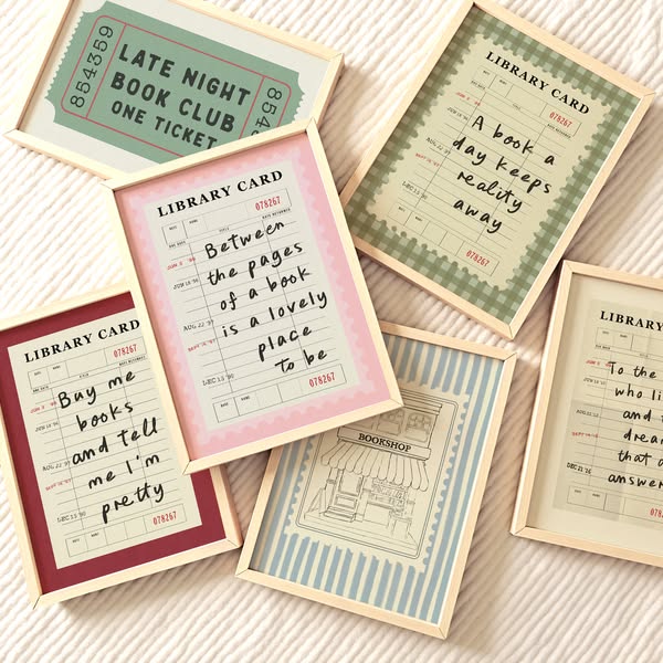 Prints For Book Lovers