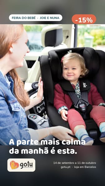 15% em Joie e Nuna