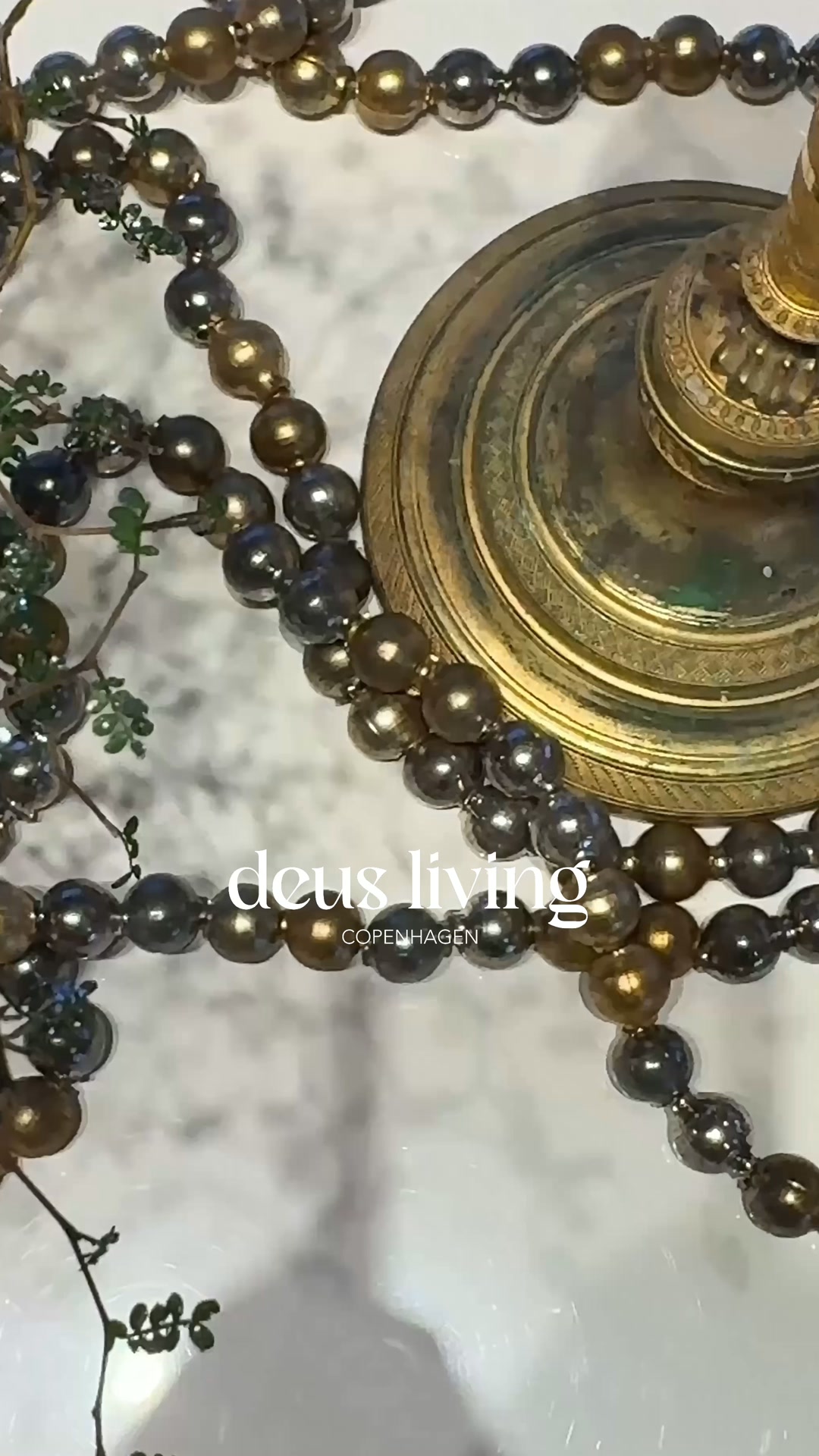 Handmade Glass Bauble Garland