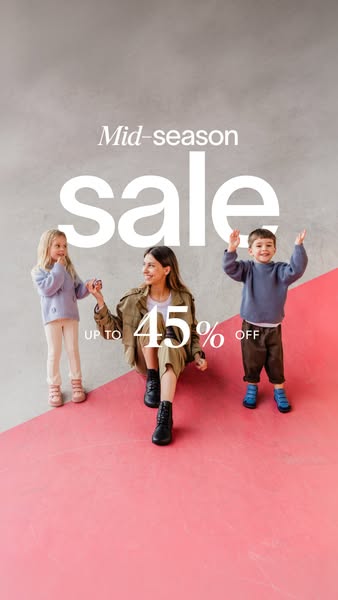 Mid-season SALE up to 45%