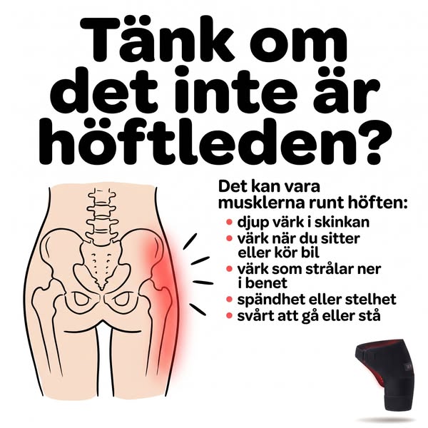 Värk efter att ha suttit