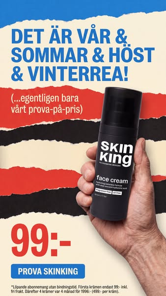 Torr hud? SkinKing håller huden återfuktad