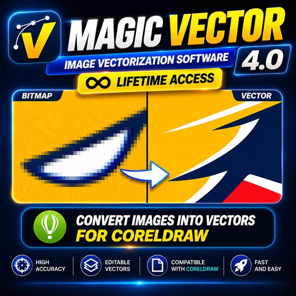 TURN ANY IMAGE INTO A VECTOR IN SECONDS!