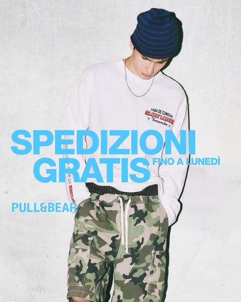 Anúncio de Pull&Bear