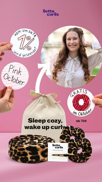 Pinktober: 1% Spende + gratis Scrunchie ab 70€