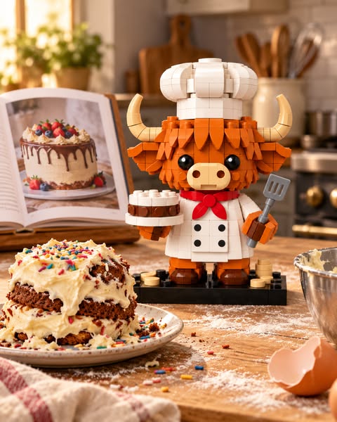 He Takes Baking Very Seriously.