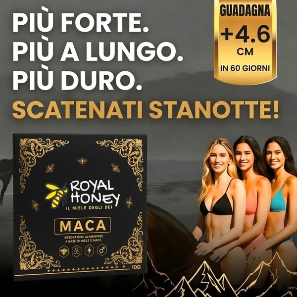 Erezioni e Vitalità con questo Miele
