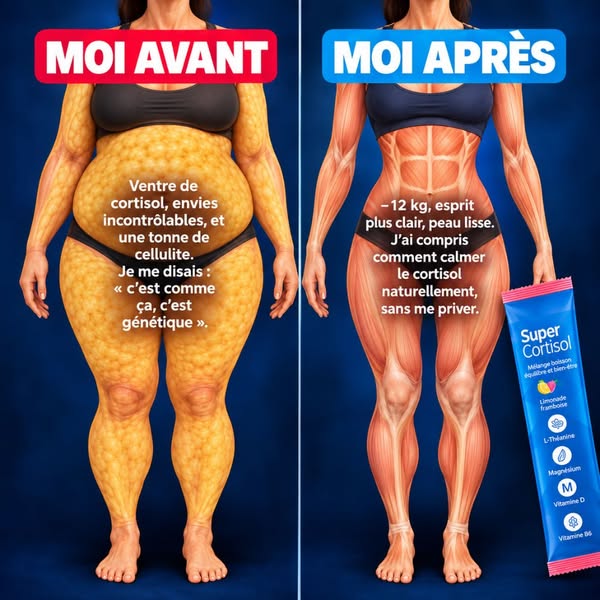 Ventre gonflé, visage bouffi : cible aussi le cortisol