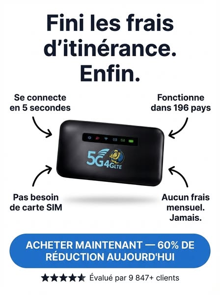 5G illimitée sans frais de roaming !